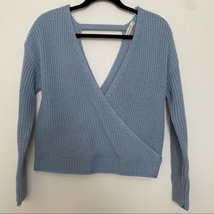Moon&Madison Low-cut Knit Sweater